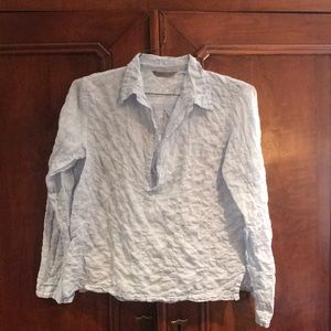 American Colors crinkled cotton top